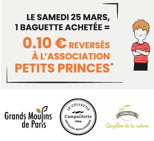 Des baguettes de pain g&eacute;n&eacute;reuses