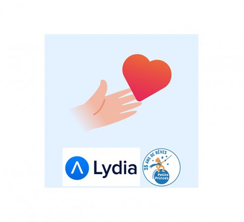 Des dons possibles via l&rsquo;application Lydia 