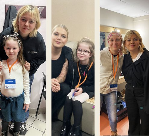 3 princesses rencontrent Louane 