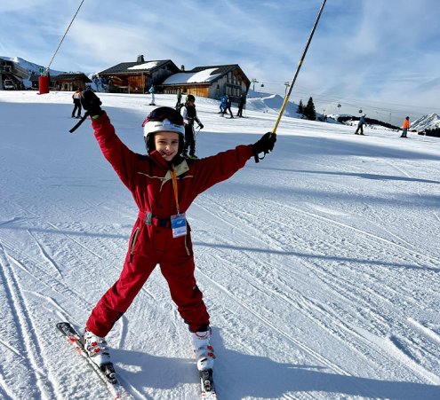 Jawed r&ecirc;ve de la montagne en famille 