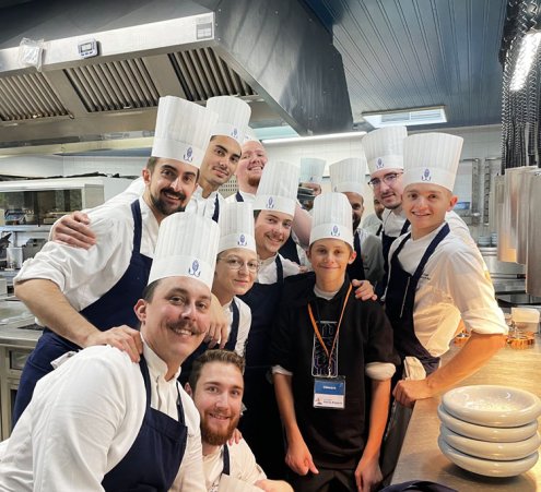 Cl&eacute;ment cuisine avec Chef Coutanceau 