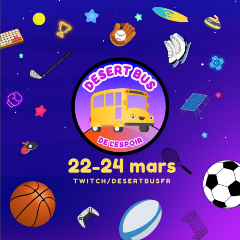 Embarquez dans le prochain Desert Bus de l&#039;Espoir 2024!