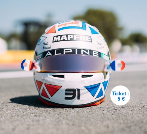 Tentez de gagner le casque d&rsquo;Esteban Ocon