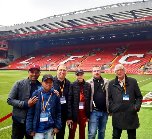 Le r&ecirc;ve de deux Math&eacute;o &agrave; un match de Liverpool