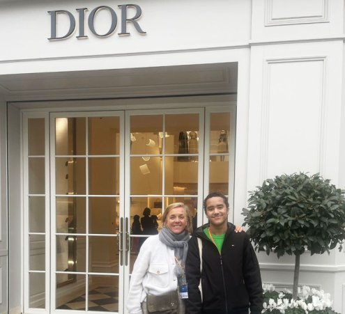 Matthias r&ecirc;ve chez DIOR 