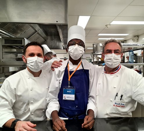 Cuisiner pour les chefs du Bristol