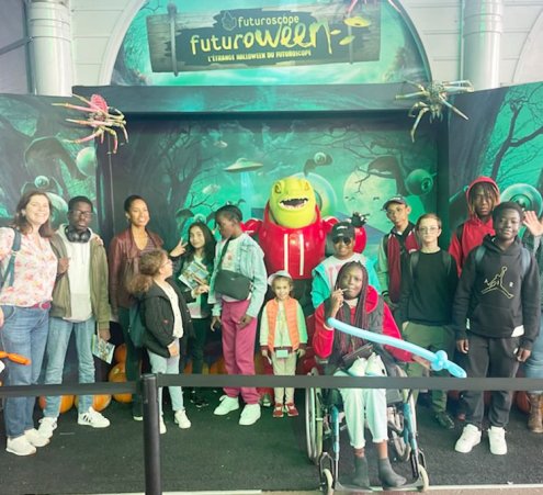 S&eacute;jour au Futuroscope pour des enfants de l&#039;h&ocirc;pital Necker 