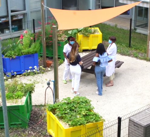 &laquo; Coup de pousse &raquo; au jardin potager du CHU de Rennes 