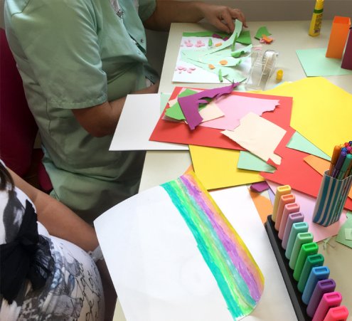 Ateliers d&rsquo;expression plastique au CHU de Limoges