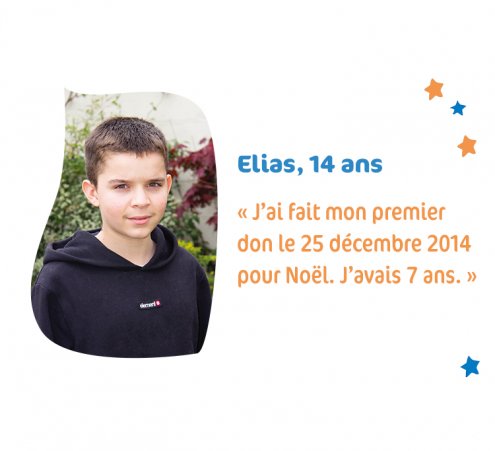 J&rsquo;ai fait mon premier don le 25 d&eacute;cembre 2014 pour No&euml;l. J&rsquo;avais 7 ans.