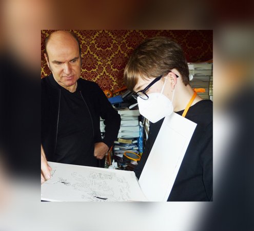 Eliot rencontre Lewis Trondheim, un monde fantastique ! 