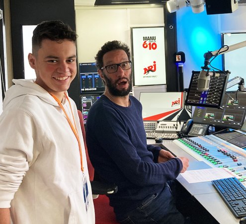 Tom r&ecirc;ve d&rsquo;une journ&eacute;e avec Manu Levy chez NRJ