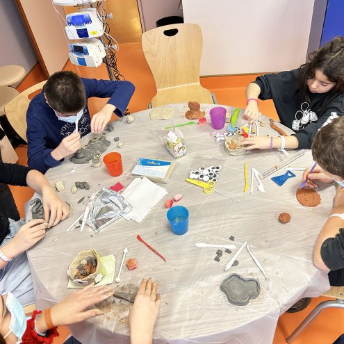 Des artistes en herbe au CHU de Limoges