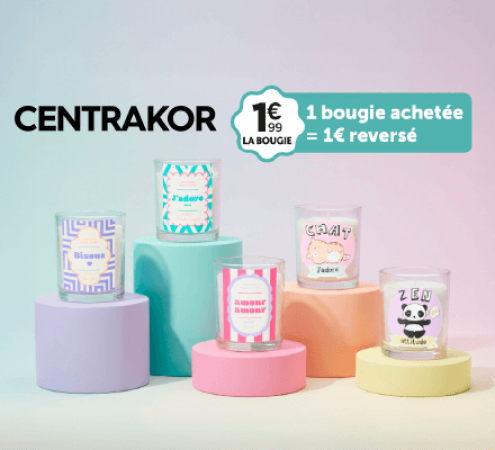 Avec CENTRAKOR, des bougies pour illuminer les r&ecirc;ves des enfants