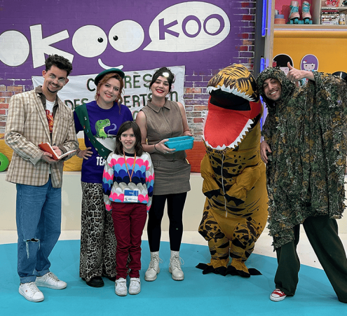 Elanor sur le plateau de l&rsquo;&eacute;mission Okoo Koo