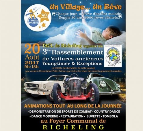 Rassemblement de voitures anciennes &agrave; Richeling