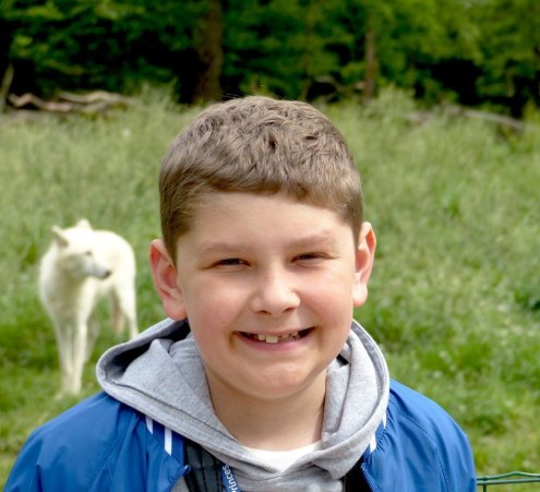 Cl&eacute;ment et le loup