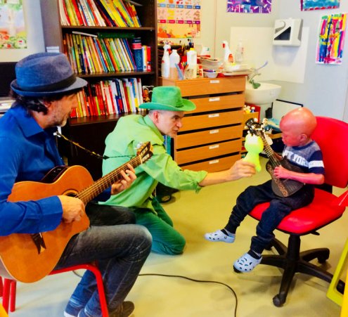Les Minimots de Minibus &agrave; l&rsquo;h&ocirc;pital universitaire Necker-Enfants malades AP-HP