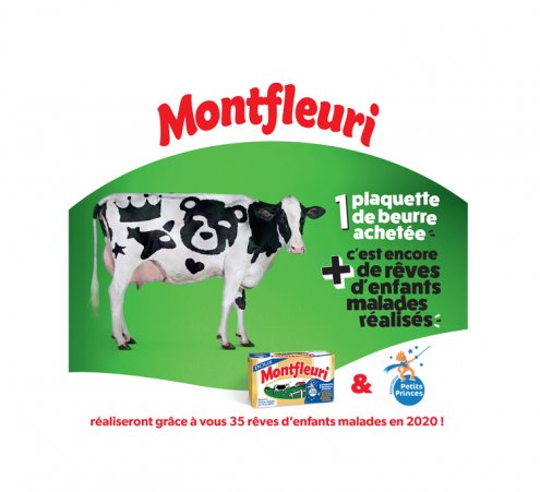 Des plaquettes de beurre g&eacute;n&eacute;reuses
