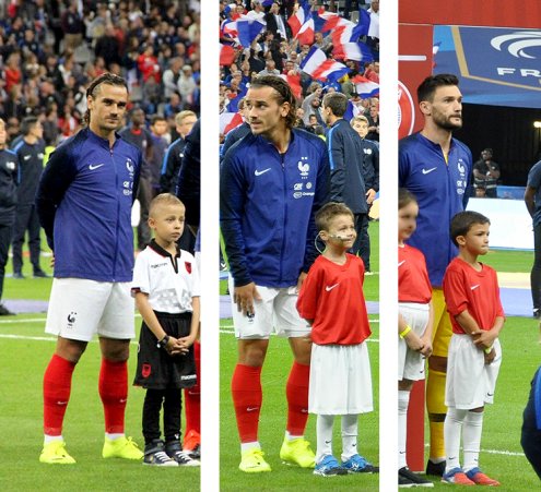 Deux matchs, trois Escort Kids, trois r&ecirc;ves.