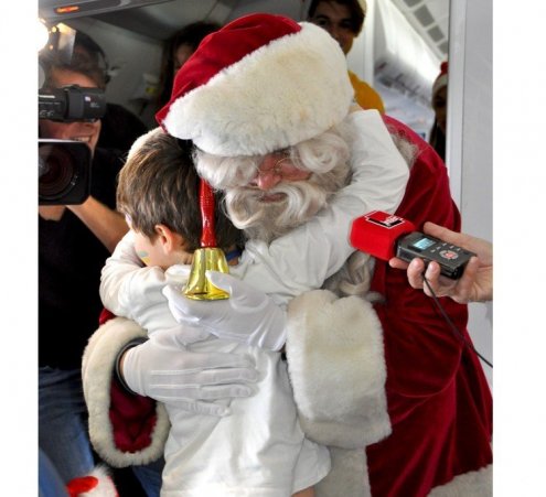 50 enfants et leur famille s&rsquo;envolent &agrave; la recherche du p&egrave;re No&euml;l !