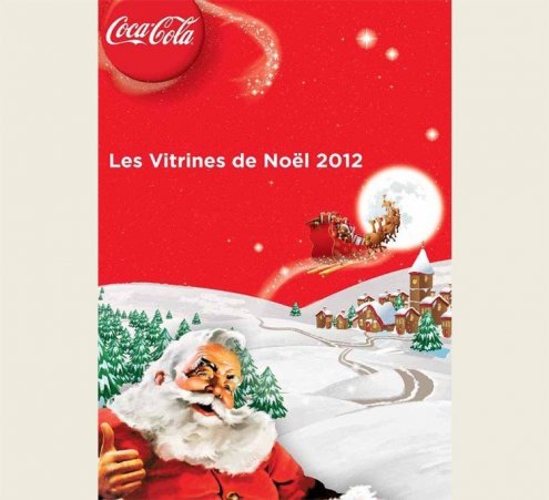 Les Vitrines de No&euml;l Coca-Cola sur D8