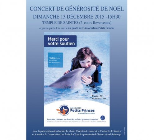 Un concert de G&eacute;n&eacute;rosit&eacute; &agrave; Saintes