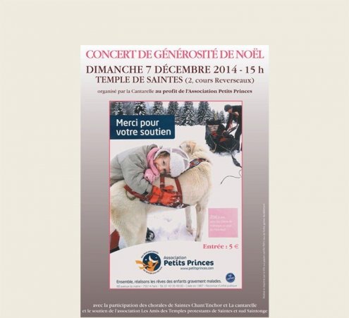Dimanche 7 d&eacute;cembre, La Cantarelle chante solidaire !