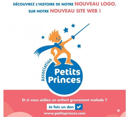Nouveau logo et nouveau site web de l&#039;Association Petits Princes
