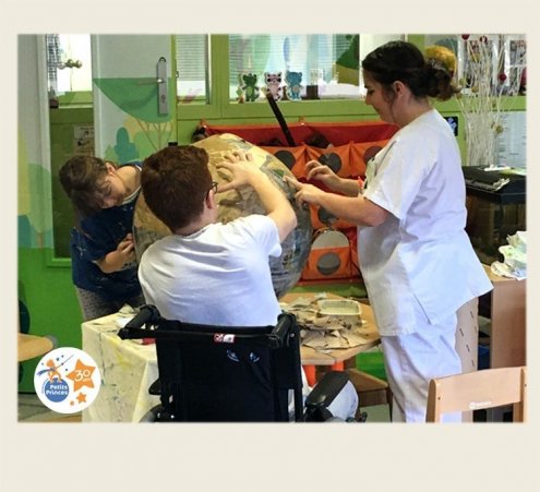 Ateliers de Sculpture 3D au CHU Grenoble Alpes, de janvier &agrave; d&eacute;cembre 2017