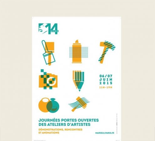 Journ&eacute;es Portes ouvertes des ateliers d&rsquo;Artistes - Mairie du 14e arrdt de Paris