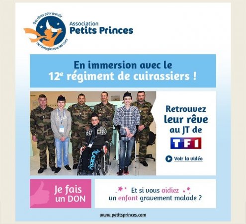 Une journée sous les drapeaux pour 3 petits princes !