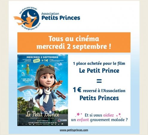 Tous au cin&eacute;ma le mercredi 2 septembre 2015 !
