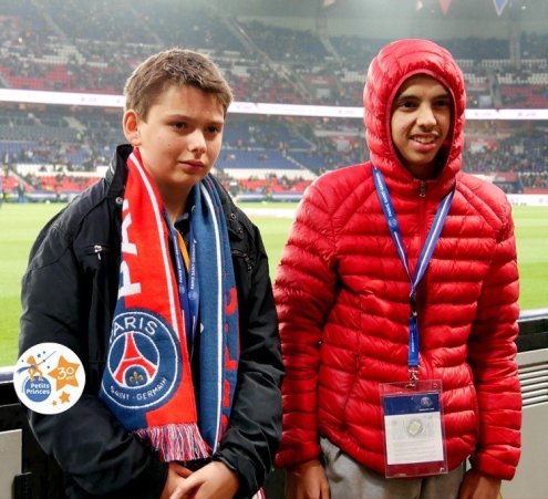 Deux Petits Princes au Parc des Princes !