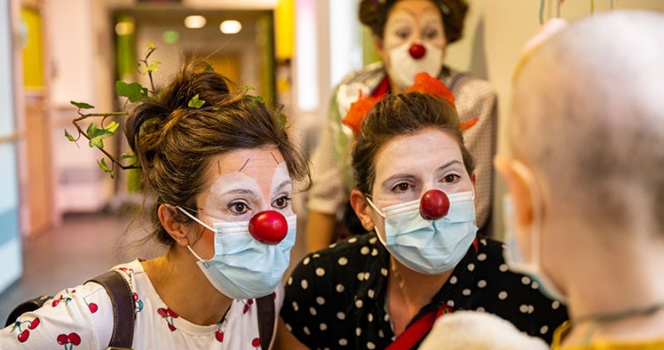 Des interventions clownesques en p&eacute;diatrie