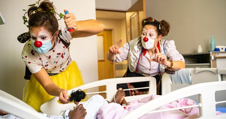 Des interventions clownesques en p&eacute;diatrie