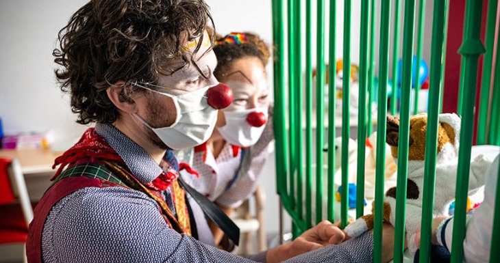 Des interventions clownesques en p&eacute;diatrie