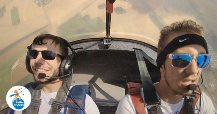 Voltige dans les airs ...
