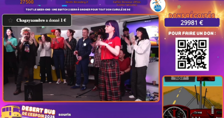 Le Désert bus de l’Espoir a pris la route une dernière fois !