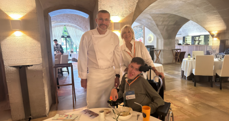 Déjeuner à l'Oustau de Baumanière