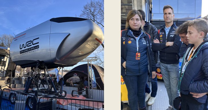 Elliot assiste au Rallye de Monte-Carlo