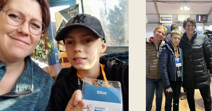 Elliot assiste au Rallye de Monte-Carlo