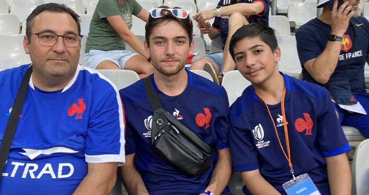 [9000e r&ecirc;ve] Fr&eacute;d&eacute;ric &agrave; la Coupe du Monde de Rugby 2023