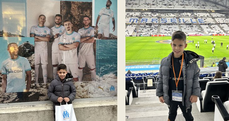 Giulian est un grand fan de l&#039;OM