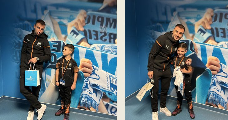 Giulian est un grand fan de l&#039;OM