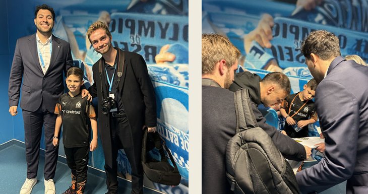 Giulian est un grand fan de l&#039;OM