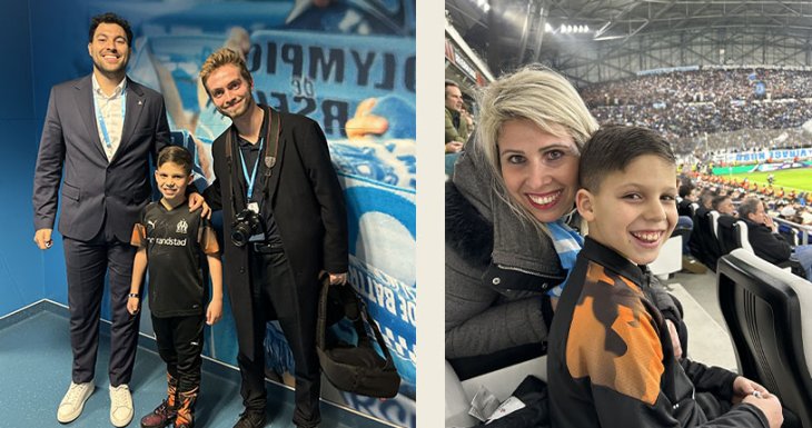 Giulian est un grand fan de l&#039;OM