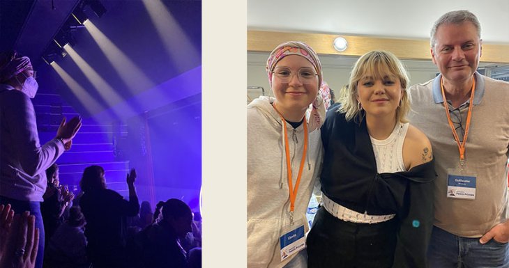 3 princesses rencontrent Louane 