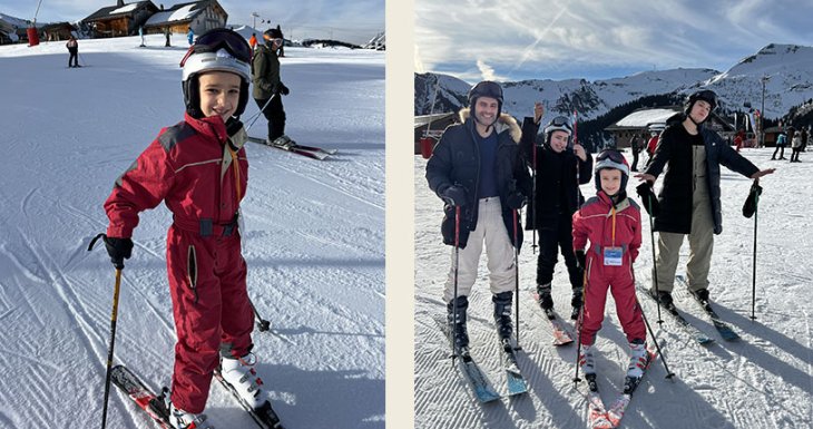 Jawed r&ecirc;ve de la montagne en famille 