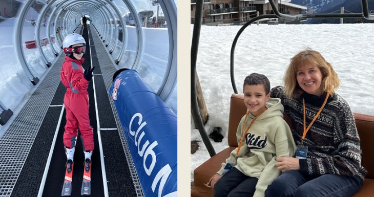 Jawed r&ecirc;ve de la montagne en famille 